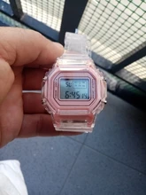 Reloj Digital transparente para Mujer, cronógrafo cuadrado, electrónico, deportivo, resistente al agua, nuevo, triangulación de envíos
