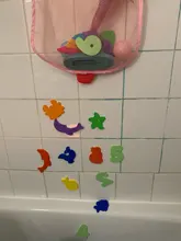 36 unids/set alfanumérica carta baño rompecabezas EVA niños bebé baño juguetes educativos niños baño divertido de succión de agua de juguete