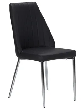 Chair MAXIM Chrome upholstered black
Chair MAXIM Chrome upholstered black