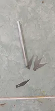 Cuchillo de hoja de bisturí con mango de Metal, cortador de papel de madera, pluma artesanal, suministros de corte de grabado, bricolaje, papelería, cuchillo de utilidad, 1 Juego