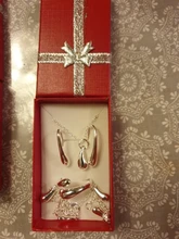 Conjunto de joyería para mujer, de Plata de Ley 925, de alta calidad, con colgantes clásicos, pendientes, collar, anillos, para boda, S223