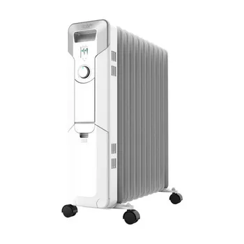 Oil-filled Radiator (11 chamber) Cecotec Ready Warm 5700 Space 2500W White 
Oil-filled Radiator (11 chamber) Cecotec Ready Warm 5700 Space 2500W White
