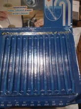 12/set palos Sani aceite de descontaminación de la cocina, baño, bañera desagüe limpiador de limpieza de alcantarillado Rod conveniente alcantarilla pelo claro