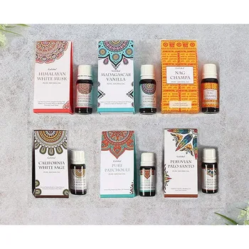 6 Essential oils and aromatherapy (HIMALAYAN WHITE MUSK fragrance, vanilla, NAGCHAMPA, WHITE SAGE, PATCHOULI and PALO SANTO) GOLOKA
6 Essential oils and aromatherapy (HIMALAYAN WHITE MUSK fragrance, vanilla, NAGCHAMPA, WHITE SAGE, PATCHOULI and PALO SANTO) GOLOKA