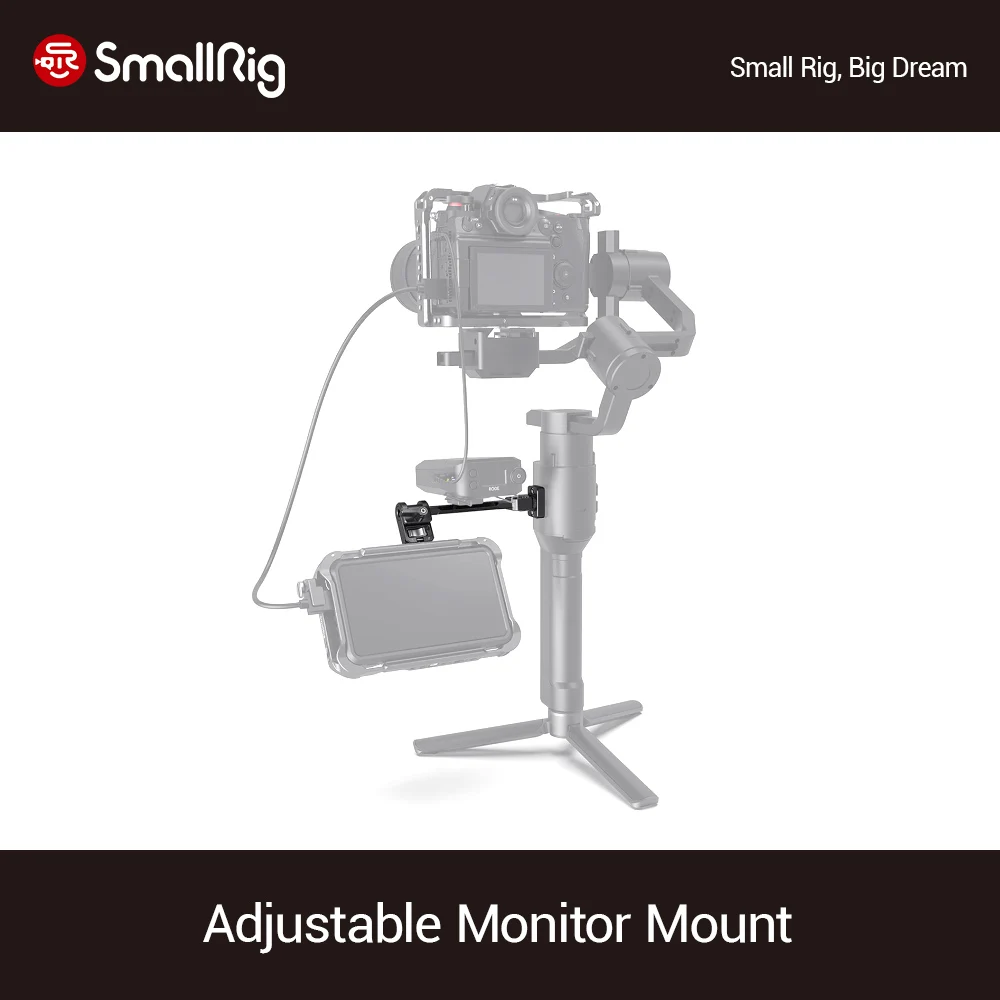 SmallRig Adjustable Monitor Mount For DJI RONIN-S/RONIN-SC & ZHIYUN CRANE 3/CRANE 3S/WEEBILL-S & MOZA AirCross 2 Gimbals -2889
SmallRig Adjustable Monitor Mount For DJI RONIN-S/RONIN-SC & ZHIYUN CRANE 3/CRANE 3S/WEEBILL-S & MOZA AirCross 2 Gimbals -2889