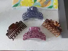 Hairpins Crab Hearwear-Hair Plastic Women for Scrub Hollow-Out Carving Large-Size New-Arrival