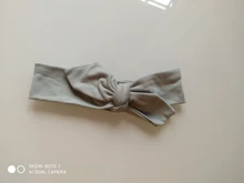 Diadema de algodón Para recién nacido, lazo sólido Para niña, diademas orejas Conejo, turbante, nudo, accesorios Para niña