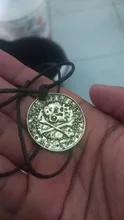 Collar con colgante de monedas de oro y calavera para hombre, cadena de cuerda de cuero, 4 unidades