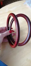 Mango redondo de madera para bolso hecho a mano, bolso de mano artesanal, monedero, Marco, colgador de bolsas
