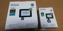 Led-Flood-Light Pir-Sensor Adjustable Street 220V 100W Induction 50W 20W 30W with 110V