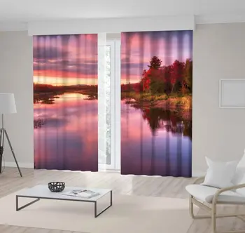 Curtain Sunset Lakeside Colorful Trees Forest Clouds Reflection on Lake Purple Red Green Blue Adirondack NY Fall View Printed
Curtain Sunset Lakeside Colorful Trees Forest Clouds Reflection on Lake Purple Red Green Blue Adirondack NY Fall View Printed