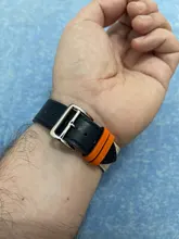 Correa de cuero de vaca 100% auténtico para Apple Watch 6 SE 5 4, correa de 42MM, 38MM, 44MM y 40MM para iWatch 6 5 4