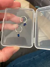 Pendientes De Plata De Ley 925 para mujer, arcoíris ostentosos, Pendientes De aros De circón para mujer, regalo De cumpleaños De San Valentín, joyería fina