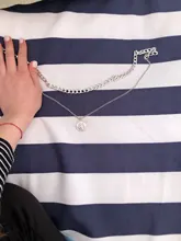 Collar Vintage multicapa con forma de moneda para mujer, Gargantilla, Color dorado y plateado, retrato de moda, cadena gruesa, joyería