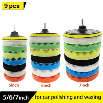9pcs Car-polishing-pad wave Sponge Buffing Waxing Pad Kit for Car Polisher with Drill Adapter Removes Scratches
9pcs Car-polishing-pad wave Sponge Buffing Waxing Pad Kit for Car Polisher with Drill Adapter Removes Scratches