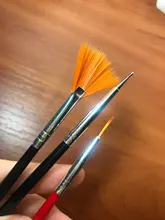 Juego de pinceles para manicura profesional, pinceles para pintura acrílica de diamantes de imitación, Kit de esmalte de Gel UV, gradiente de forro de uñas