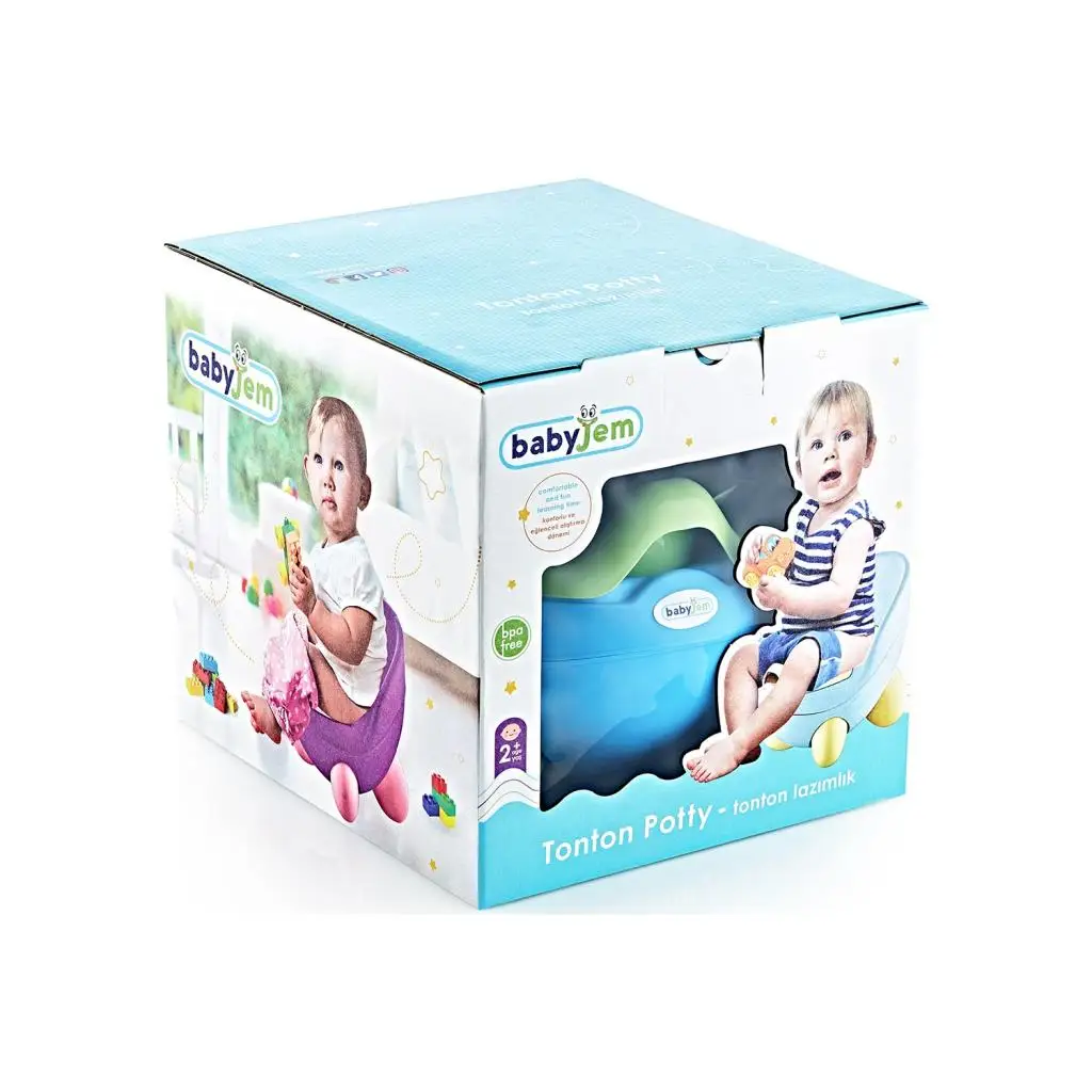 Babyjem Tonton Potty, Blue Color, Practical Toilet Training for Toddlers, Training Potty
Babyjem Tonton Potty, Blue Color, Practical Toilet Training for Toddlers, Training Potty