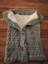 Saco de dormir cálido para bebé recién nacido, saco de dormir de invierno para bebé, manta para bebé