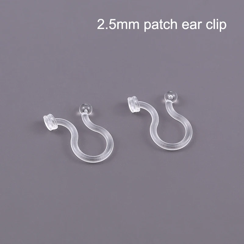 Clear Resin Ear Clip Accessories Painless Invisibility U-shaped patch clip no pierced ears Female diy change ear clip converter
Clear Resin Ear Clip Accessories Painless Invisibility U-shaped patch clip no pierced ears Female diy change ear clip converter