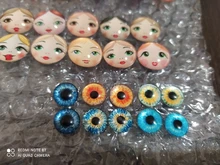 Matryoshka rusa, 10 Uds., mezcla de 12mm/18mm/20mm/25mm, cabujones redondos de cristal para hacer fotos