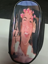 Charli Damelio-bolsas de almacenamiento para niños y niñas, estuche multifuncional de lápices y papelería