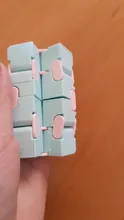Rompecabezas cuadrado de cubo mágico infinito para niños y adultos, juguete de descompresión para aliviar el estrés, juego de mano divertido, laberinto de cuatro esquinas