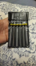 Vastar-Mini aguja de escofina de Metal, 6x140mm, juego de limas, herramientas de tallado de madera para escofina de acero, aguja de escofina, herramienta de limado para carpintería
