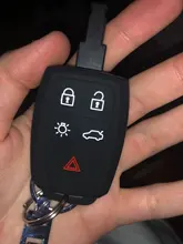 Protectora de silicona carcasa para mando a distancia tapa protectora piel set para VOLVO C30 C70 S40 V40 V50 2008, 2009, 2010, 2011 control remoto 5 botones sin llave