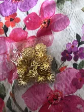 Lote de 100 unidades de cuentas de aleación con forma de flor Torus de 14mm, accesorios de joyería, abalorios espaciadores para fabricación de joyas, collares y pulseras