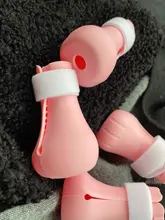 Funda de baño antimordedura para zapatos de gato, Protector de patas para mascotas, antiarañazos, ajustable