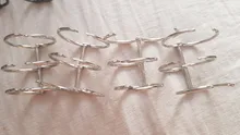 Anillo de bisagra para encuadernación, libro de hojas sueltas, chapado en Metal, escritorio de níquel, calendario, círculo, 3 anillos para Álbum de llaves de tarjeta