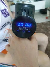 Pistola de masaje muscular, masajeador de percusión de tejido profundo, inalámbrico, nivel de 30 velocidades, profesional, manual, eléctrico