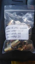 NINDEJIN-tuerca de remache de cabeza plana, m3 m4 m5 m6 m8 m10 m12 de acero inoxidable rivnut, sombrero con remaches chapados en zinc, 2-30 Uds.