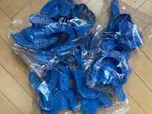 6 unids/set impresión Dental bandejas de plástico materiales de dientes titular Dental Central de suministro para herramientas orales