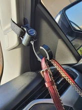 Colgador de bolsas para el carrito del bebé, accesorio para el coche del niño para colgar o cargar maletines o bolsas con rotación de 360 grados por 2 unidades