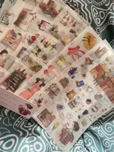 Pegatinas decorativas de diario para niñas, etiqueta de palo de Scrapbooking, diario, papelería, álbum, diario planificadores, pegatinas, 6 unids/lote