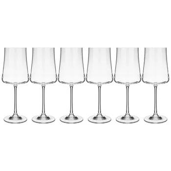 A set of wine glasses 360 ml of 6 pieces "XRA" height 23,5 cm
A set of wine glasses 360 ml of 6 pieces "XRA" height 23,5 cm