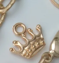 20 piezas encantos corona 13x14mm plata tibetana/oro/bronce chapado colgantes joyería antigua fabricación artesanal DIY