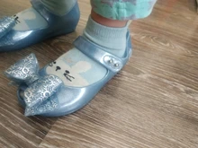 Disney-sandalias de princesa Elsa para niños y niñas, zapatos de animales, Mini Melissa, Lovely Melissa