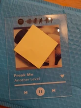 Tablero acrílico personalizado con Base de soporte, código de Spotify personalizado, placa de álbum de fotos de aniversario, fotos personales/Álbum de regalo