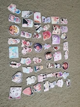 30/50 unids/pack chica conejito sexo de dibujos animados pegatinas para coches, motos de agua tazas muebles equipaje patinetas computadoras