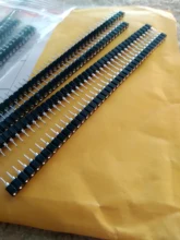 10pcs 1X40PIN 2.54MM 1x40 Pin 2.54 Round Female Pin Header Connector