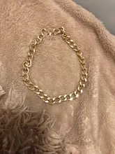 Collar grande de moda para mujer, Gargantilla gruesa de Color dorado y plateado, collares de cadena, joyería de fiesta, 2021