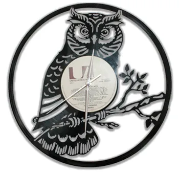 Owl Model Plaque Wall Clock - Owl Black Clock 
Owl Model Plaque Wall Clock - Owl Black Clock
