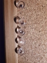 100 unids/caja Metal, acrílico, mapa alfileres cabeza acrílico con acero punto corcho JUNTA DE SEGURIDAD DE Thumbtack DE LA ESCUELA DE LA OFICINA