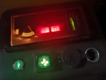 Zusen-Interruptor de botón momentáneo con bocina iluminada, 19mm, ZS19F-11DT/G/12V/N con bocina iluminada