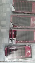 Abonnie tamaño C/D/L rizo clásico individuales extensiones de pestañas de vizón pestañas bandeja ruso volumen mate pestañas