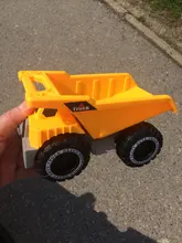 Excavadora de juguete de simulación clásica para bebés, modelo de camión de basura, Mini regalo