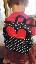 Mochila escolar para niños, morral escolar con dibujos de Mickey para guardería