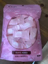 Mini toalla comprimida desechable para el cuidado de la cara, 50 unidades por lote, para viajes al aire libre, mascarilla de papel